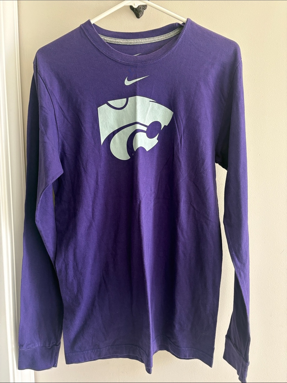 Nike Kansas State Wildcats Long Sleeve Tshirt Size Small